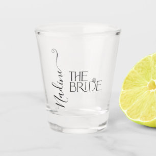 Bruid I Do Crew Aangepaste Naam Bruiloft Ring Shot Glas