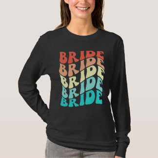 Bruid Ik Doe Bemanning Retro Bachelorette Feest Br T-shirt