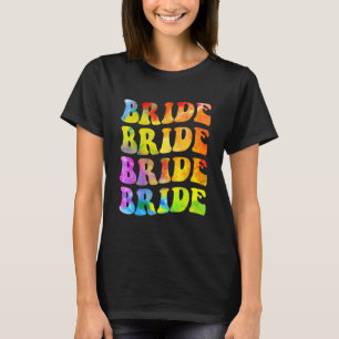 Bruid Ik Doe Bemanning Tie Dye Bachelorette Feest  T-shirt