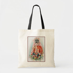 Bruid in Chinese Rode Huwelijk Shanghai Yuefenpai Tote Bag