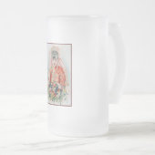 Bruid in het rood op Chinese bruiloft in Shanghai Matglas Bierpul (Voorkant rechts)