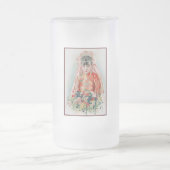 Bruid in het rood op Chinese bruiloft in Shanghai Matglas Bierpul (Center)