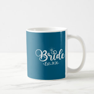 Bruid is 2026 bijpassende bruidegom verlovingshuwe koffiemok