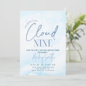 Bruid is op Cloud Nine Bachelorette uitnodiging (Staand voorkant)