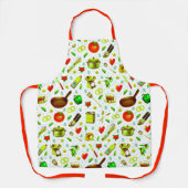 Bruid Keuken Bruiloft Schort (Voorkant)