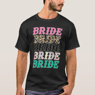 Bruid Luipaard Rodeo Cowgirls Hen Party Wij T-shirt