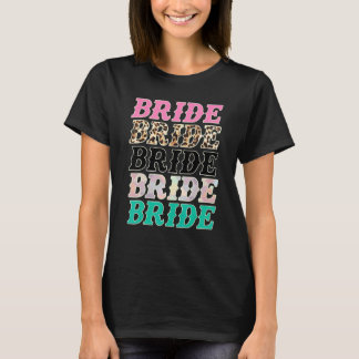 Bruid Luipaard Rodeo Cowgirls Hen Party Wij T-shirt