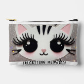 Bruid Make-up zakje, kat make-up tas (Voorkant)