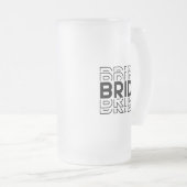 Bruid matglas bierpul (Voorkant rechts)
