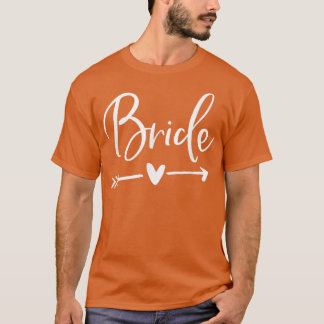 Bruid Met Pijl En Hart  T-shirt