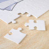 Bruid met sluier legpuzzel (Zijkant)