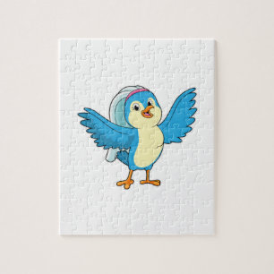 Bruid met sluier legpuzzel