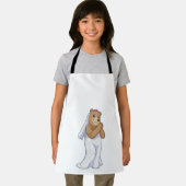 Bruid met sluier schort (Insitu)