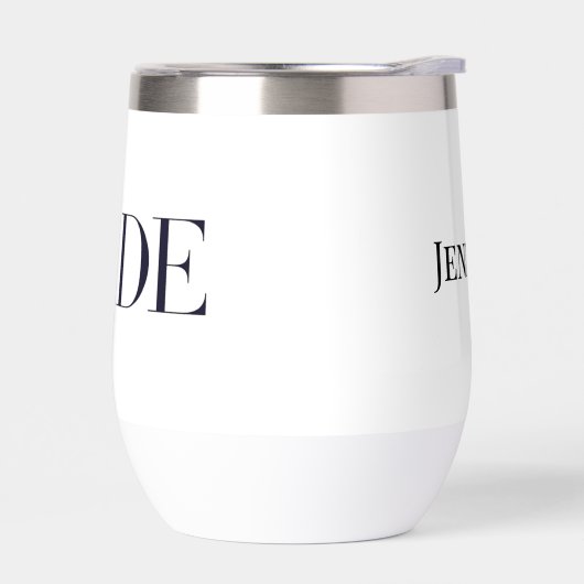 Bruid Modern gepersonaliseerd (Links)