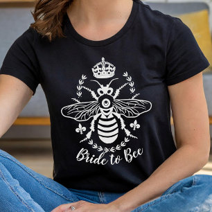 Bruid naar Bee Honeybee Crown Bruiloft   Gepersona T-shirt