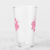 Bruid Neon Roze Glas (Links)