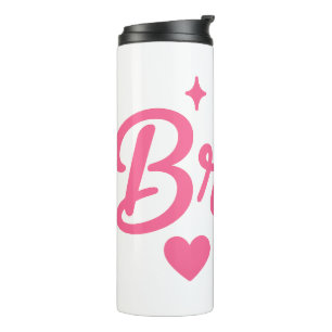 Bruid Neon Roze Thermosbeker