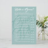 Bruid of bruidegom Sage Groen Bruiloft Bruids Spel (Staand voorkant)