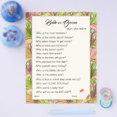 Bruid of Bruidegom vrijgezellenfeest spel Flyer (Enkel)