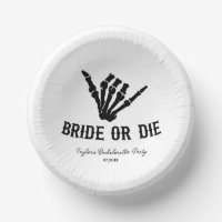 Bruid of Die Rockstar Skelet Bachelorette Party
