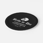 Bruid of Sterf Tot de Dood Ons Scheidt Meisjesavon Papieren Bordje (Gekanteld)