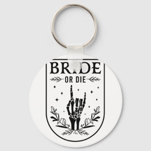 Bruid of Sterf Trouw Bachelorette-feest Spookachti Sleutelhanger