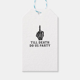 Bruid of Sterven, Tot de Dood Ons Scheidt Cadeaulabel