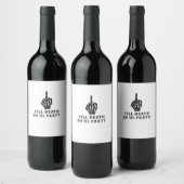 Bruid of Sterven, Tot de Dood Ons Scheidt Wijn Etiket (Flessen)