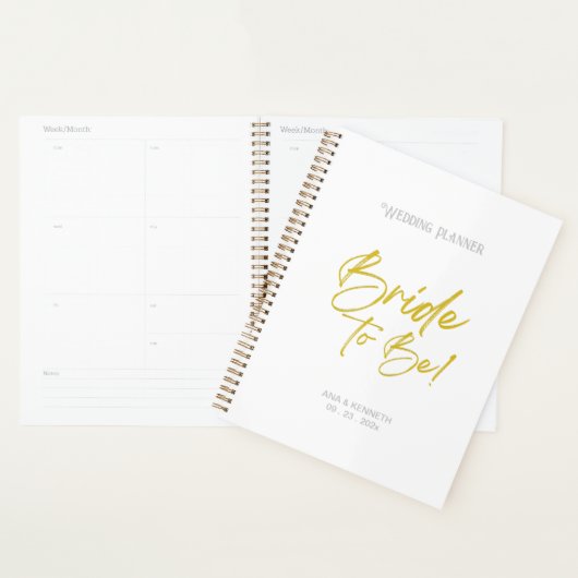 Bruid om Planner te zijn. beste bruidsgeschenk (Display)