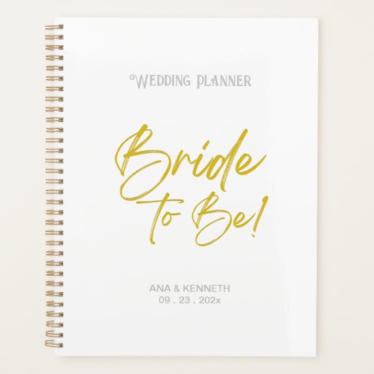 Bruid om Planner te zijn. beste bruidsgeschenk (Voorkant)