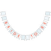 Bruid om Retro Bachelorette Vlaggetjes (Alle)