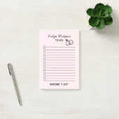 Bruid om te doen lijst bruiloft post-it® notes (Kantoor)