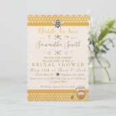 bruid om te zijn bruids douche uitnodigingen (Staand voorkant)