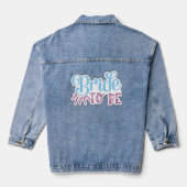 Bruid om vrouwen te zijn denim jacket (Achterkant)