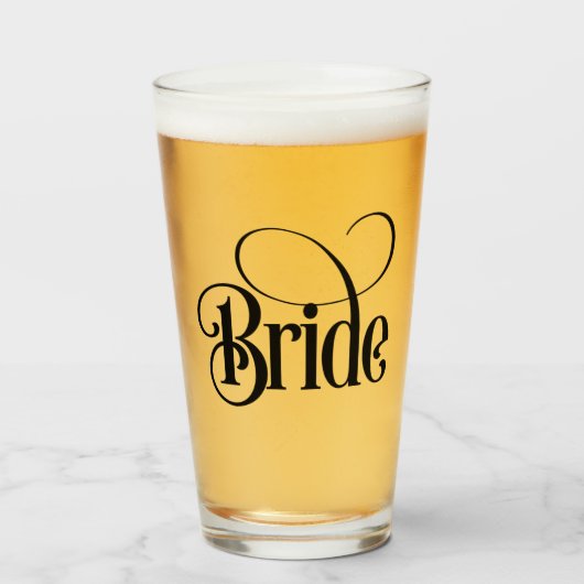 Bruid (ontwerp 3) Glas (Voorkant gevuld)