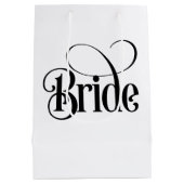 Bruid (ontwerp 3) medium cadeauzakje (Achterkant)