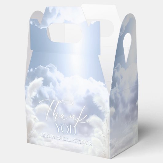 Bruid op Cloud Nine 9 Pampas Vrijgezellenfeest Bedankdoosjes (Geopend)