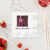 Bruid op wolk wijn! servet (Insitu)