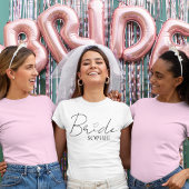 Bruid Persoonlijke Bachelorette | Aangepaste Naam T-shirt
