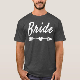 Bruid Pijl Van Liefde Trouwen Grappige T-shirt 