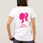 Bruid Roze Bruid Bachelorette T-shirt (Achterkant)