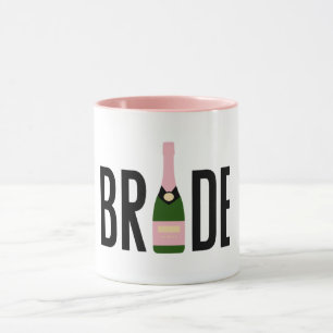 Bruid Roze Champagne Meisjesavond  Mok