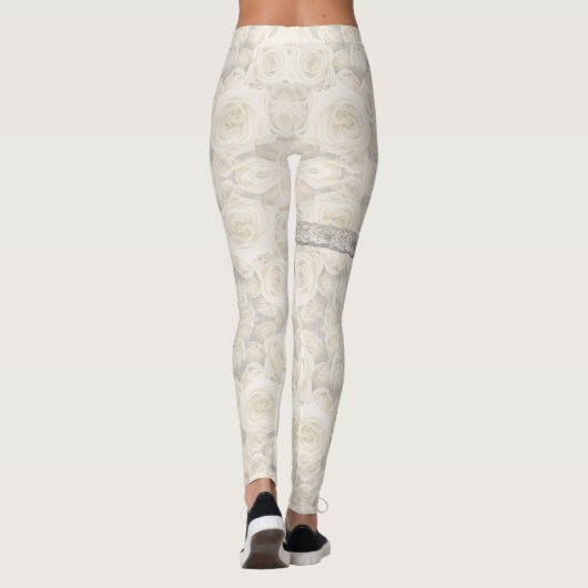 Bruid rozen leggings (Achterkant)