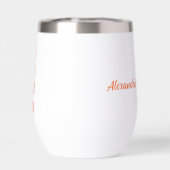 Bruid schattig retro sinaasappel, gepersonaliseerd (Achterkant)