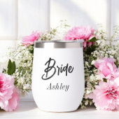 Bruid Script Zwart Wit Bruiloft
