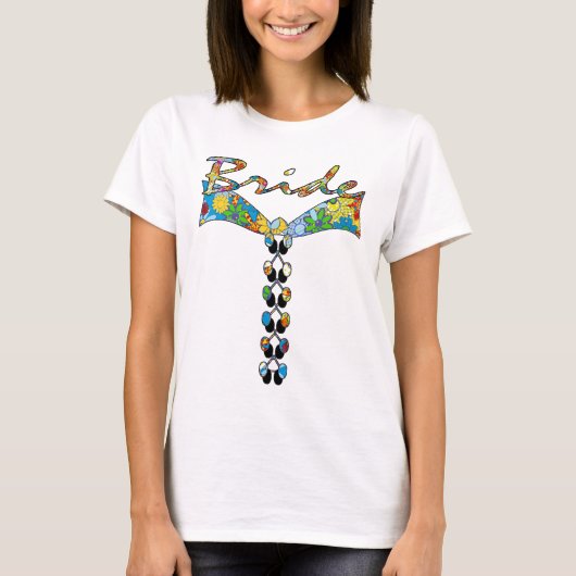 Bruid Shirt - - Gepersonaliseerd (Voorkant)