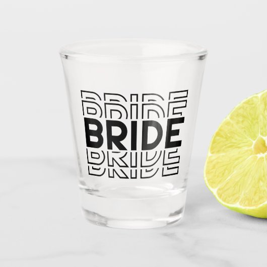 Bruid shot glas (Voorkant)