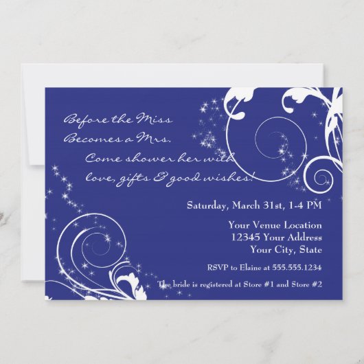 bruid silhouet trouwjurk sluier bruids uitnodiging (Achterkant)