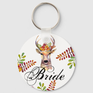 Bruid Sleutelhanger boho hert Buck Head Browning B