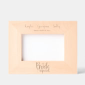 Bruid Squad Bruidsmeisjes Gegraveerde Lijstjes (Voorkant)